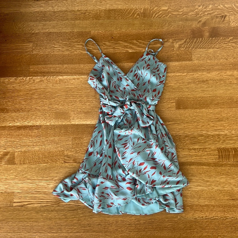 Here Comes The Sun dress in teal
